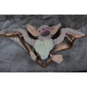 Pawprintz Bat Premium Plush Dog Toy Squeaks Realistic Animal Durable Play